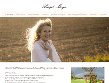 Tablet Screenshot of birgit-meyer.com